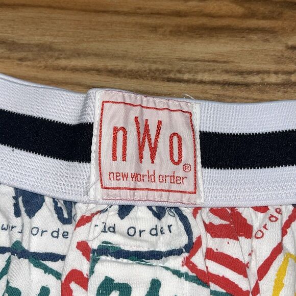 Vintage WCW NWO STING Wrestling Boxers Shorts Underwear 1998 WWF WWE Mens Small - Picture 4 of 9